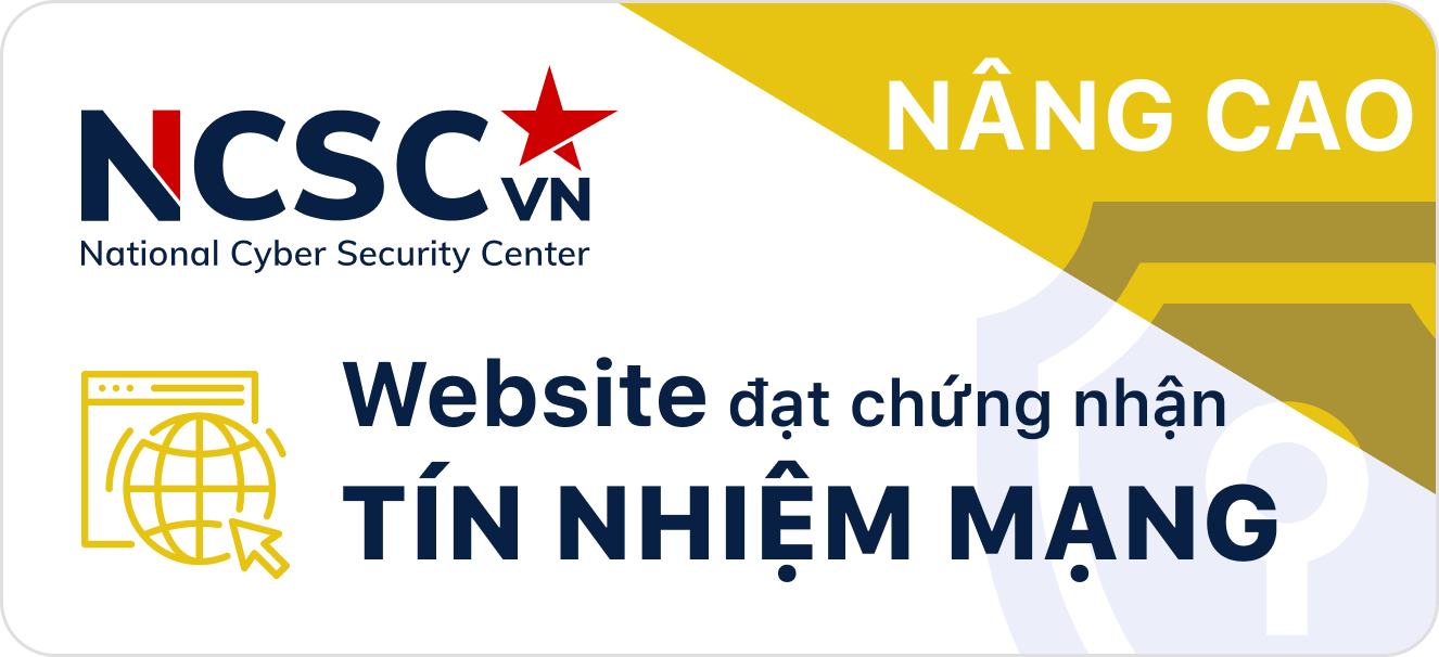 Website đạt chứng nhận tín hiệu mạng